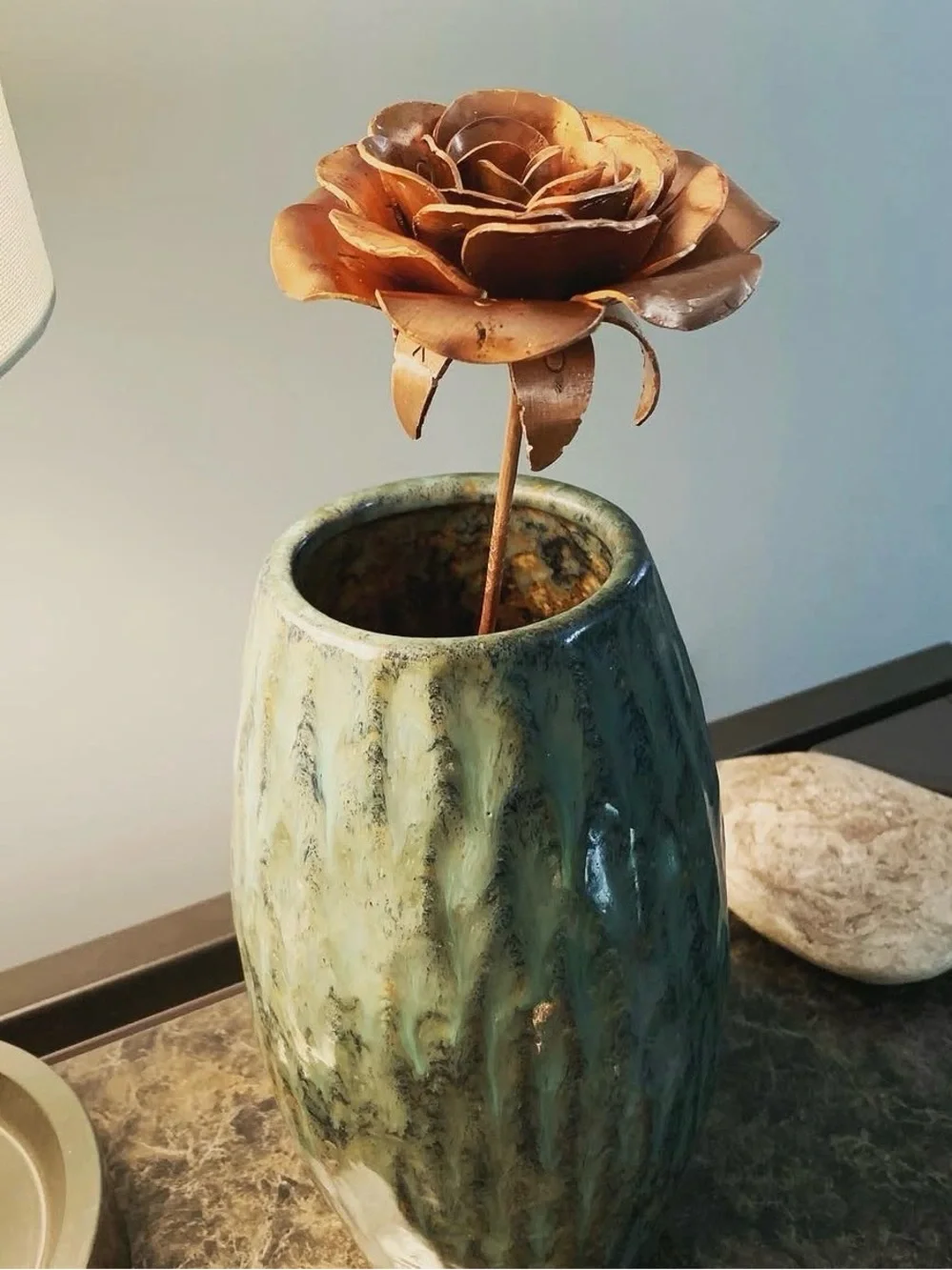 Decorative Copper Rose